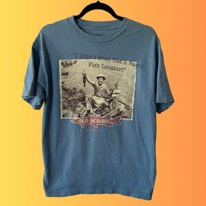 Key West Fishing Graphic T-Shirt Size M Florida Souvenir Ocean Fish Tee